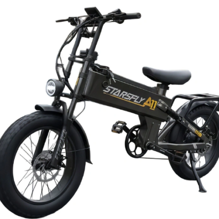 Starsfly A11 Foldable Electric Bike – 1500W Power | 57Ah Battery | 31mph Speed | 93mi Range | 20" Fat Tyres